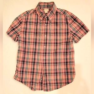 JCrew boy's cotton plaid shirt, size 14